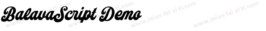 BalavaScript Demo字体转换